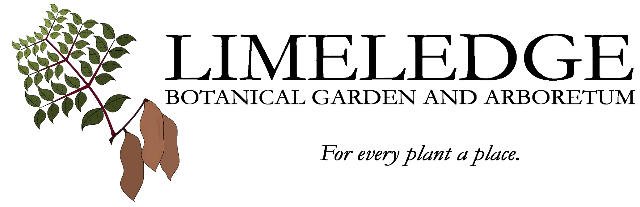 Limeledge Botanical Garden and Arboretum logo
